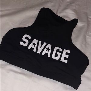 Savage barbell sportsbra